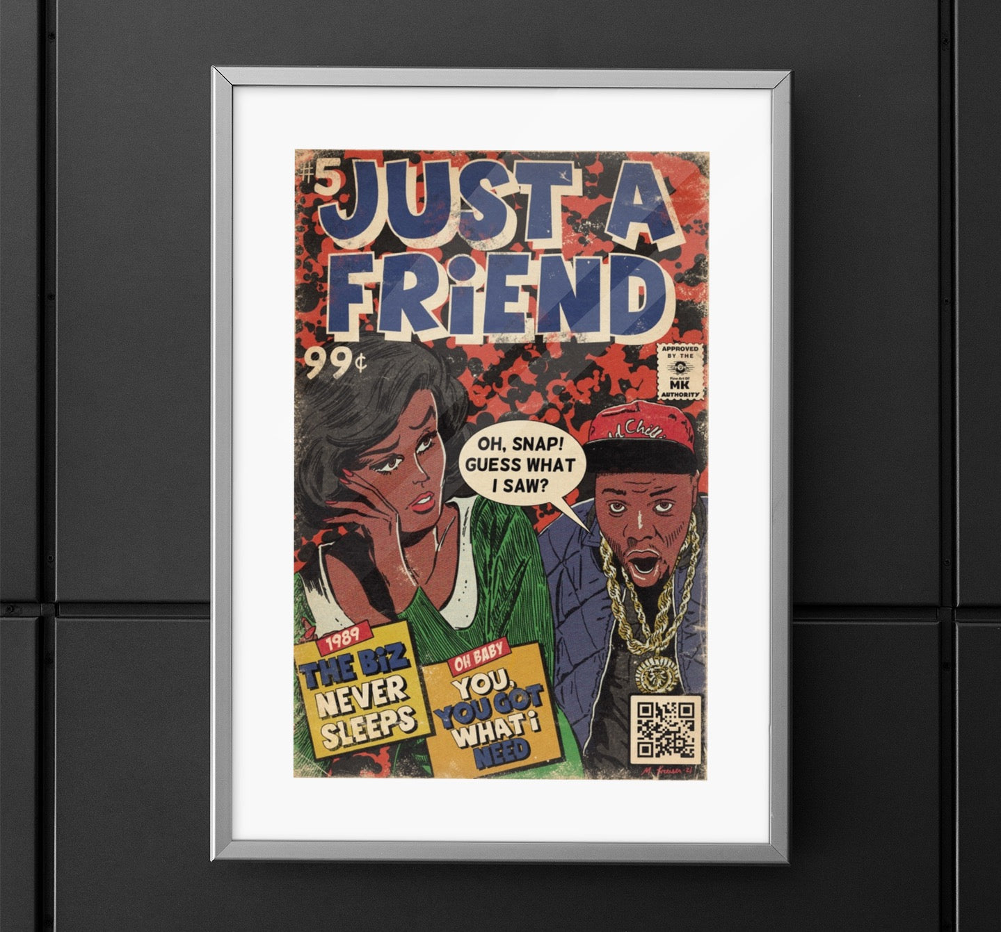 Biz Markie - Just A Friend - Vertical Matte Poster