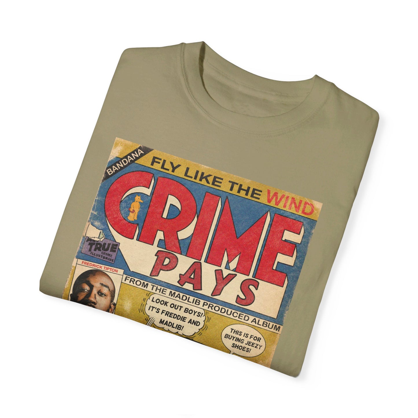 Freddie Gibbs & Madlib - Crime Pays - Unisex Comfort Colors T-shirt