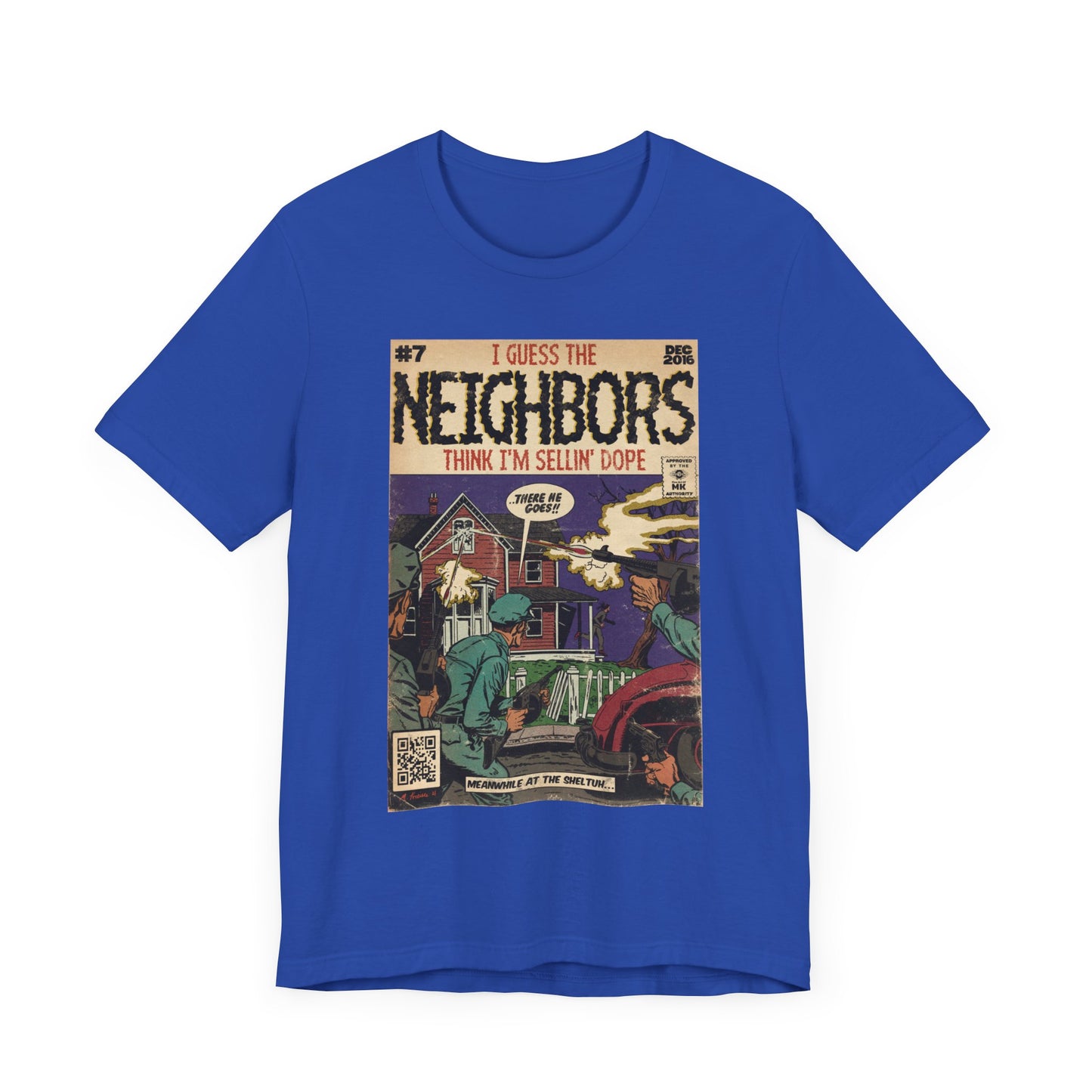 J. Cole - Neighbors - Hip Hop Comics - Unisex Jersey Short Sleeve Tee