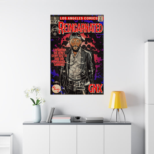 Kendrick Lamar - Reincarnated - Matte Vertical Posters