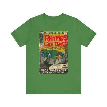 MF DOOM - Rhymes Like Dimes - Unisex Jersey Short Sleeve Tee