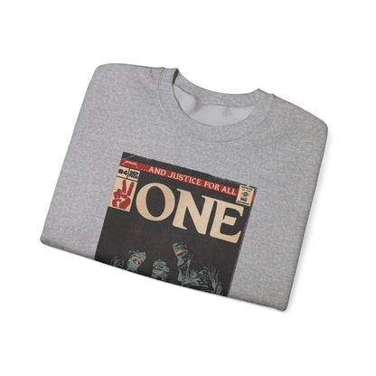 Metallica- One - Johnny Got His Gun Comic Book Art - Unisex Heavy Blend™ Crewneck Sweatshirt