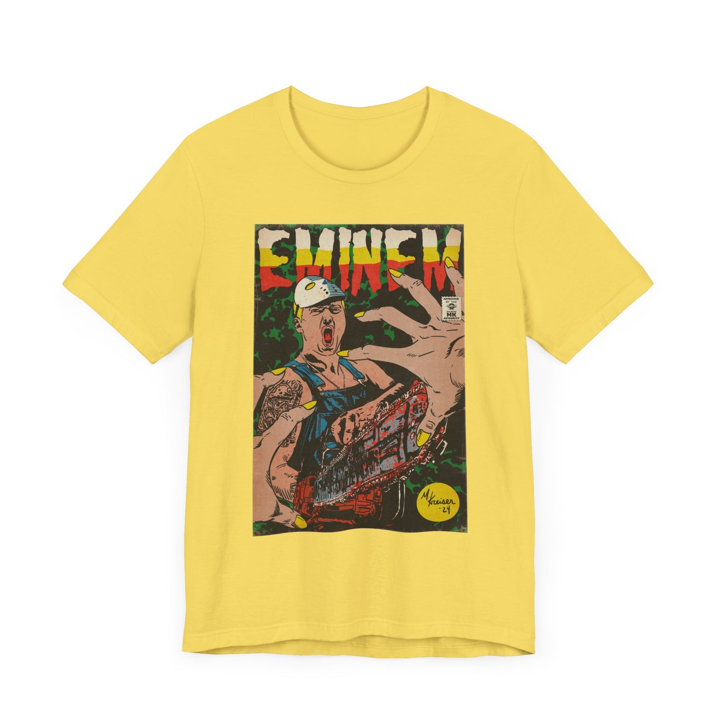 Eminem - Comic Book Art - Unisex Jersey Short Sleeve Tee