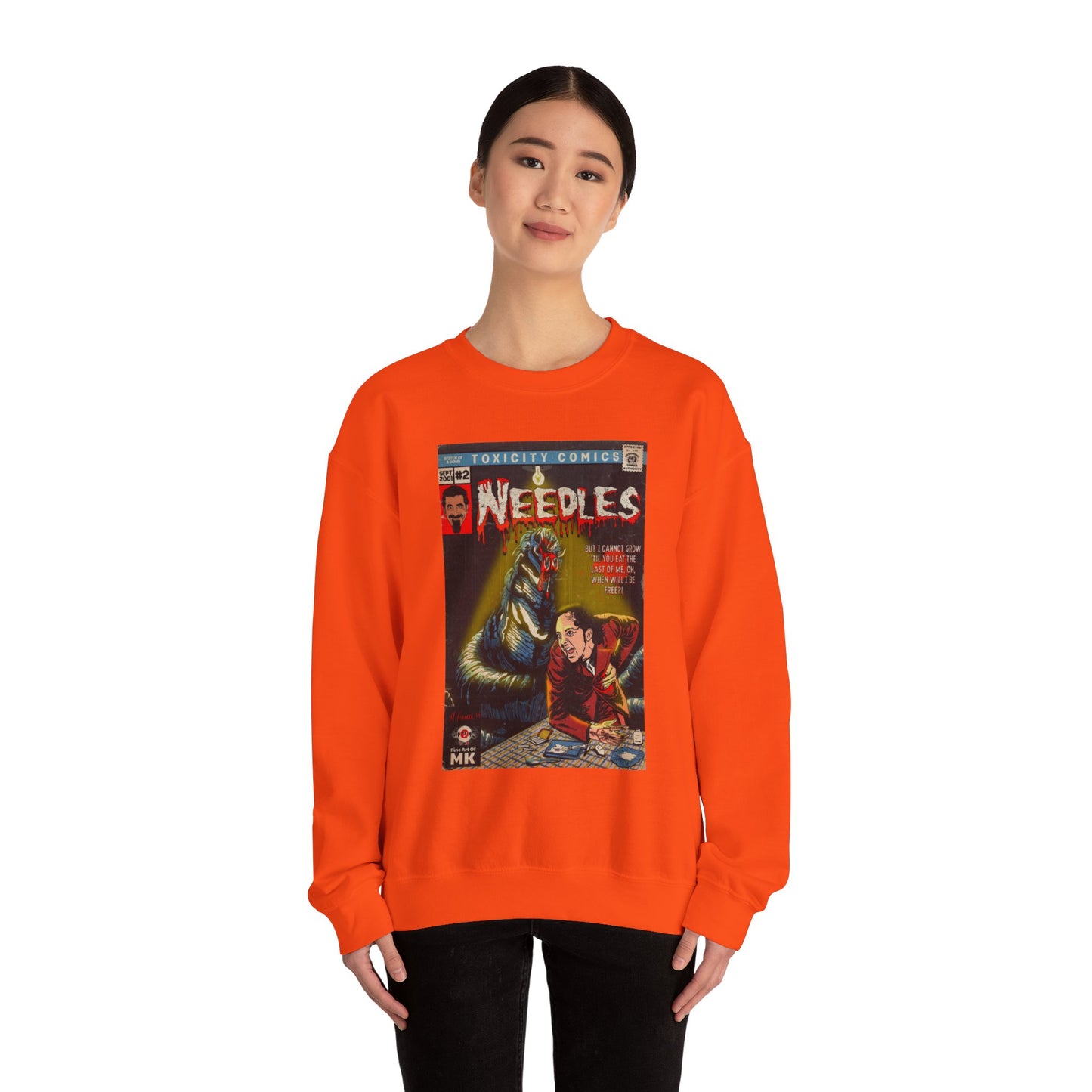 System of a Down - Needles - Unisex Heavy Blend™ Crewneck Sweatshirt