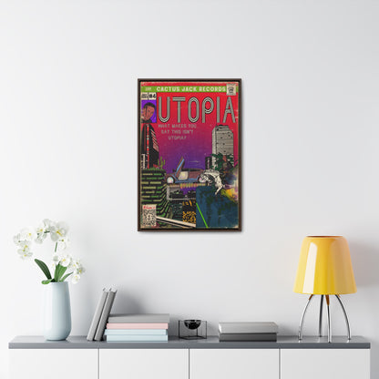 Travis Scott - Utopia - Gallery Canvas Wraps, Vertical Frame