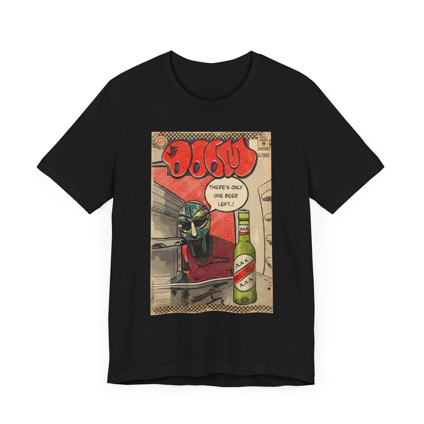 MF DOOM - One Beer- Unisex Jersey T-Shirt