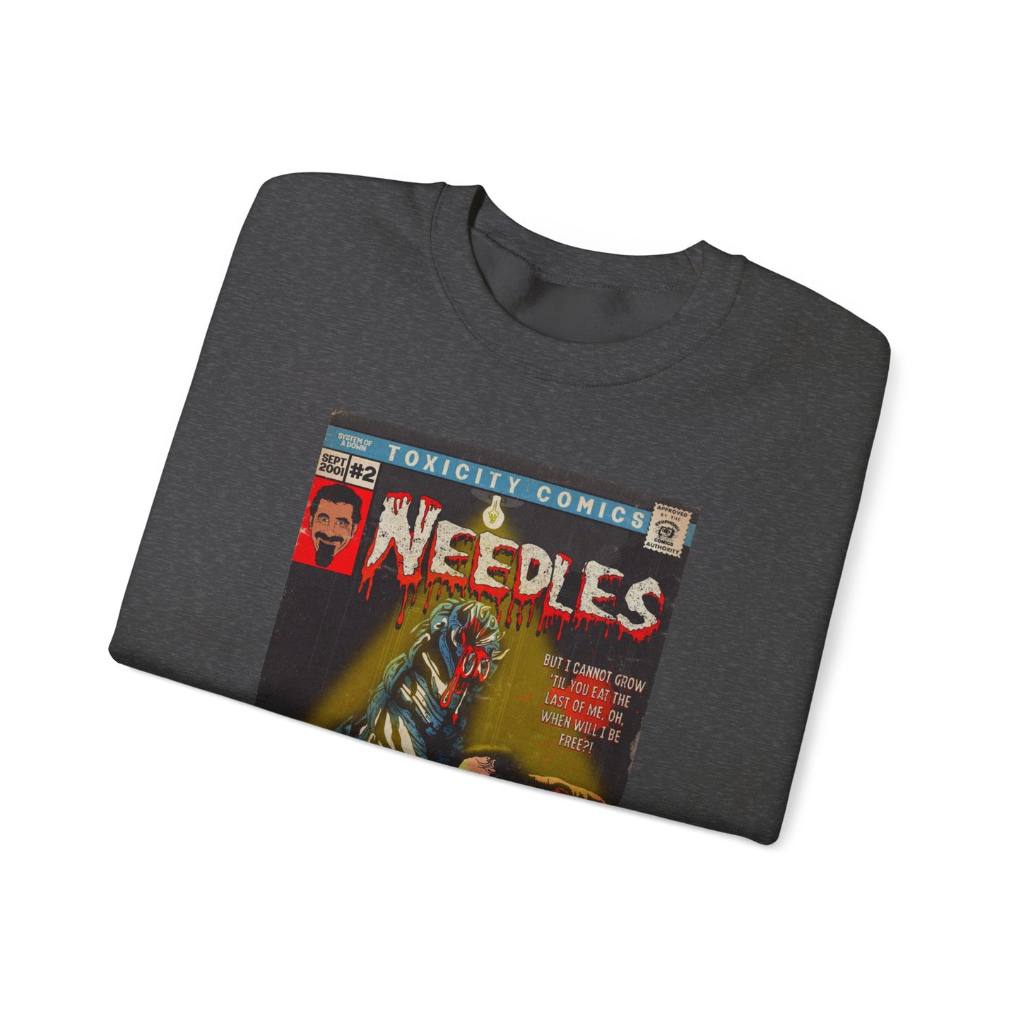 System of a Down - Needles - Unisex Heavy Blend™ Crewneck Sweatshirt