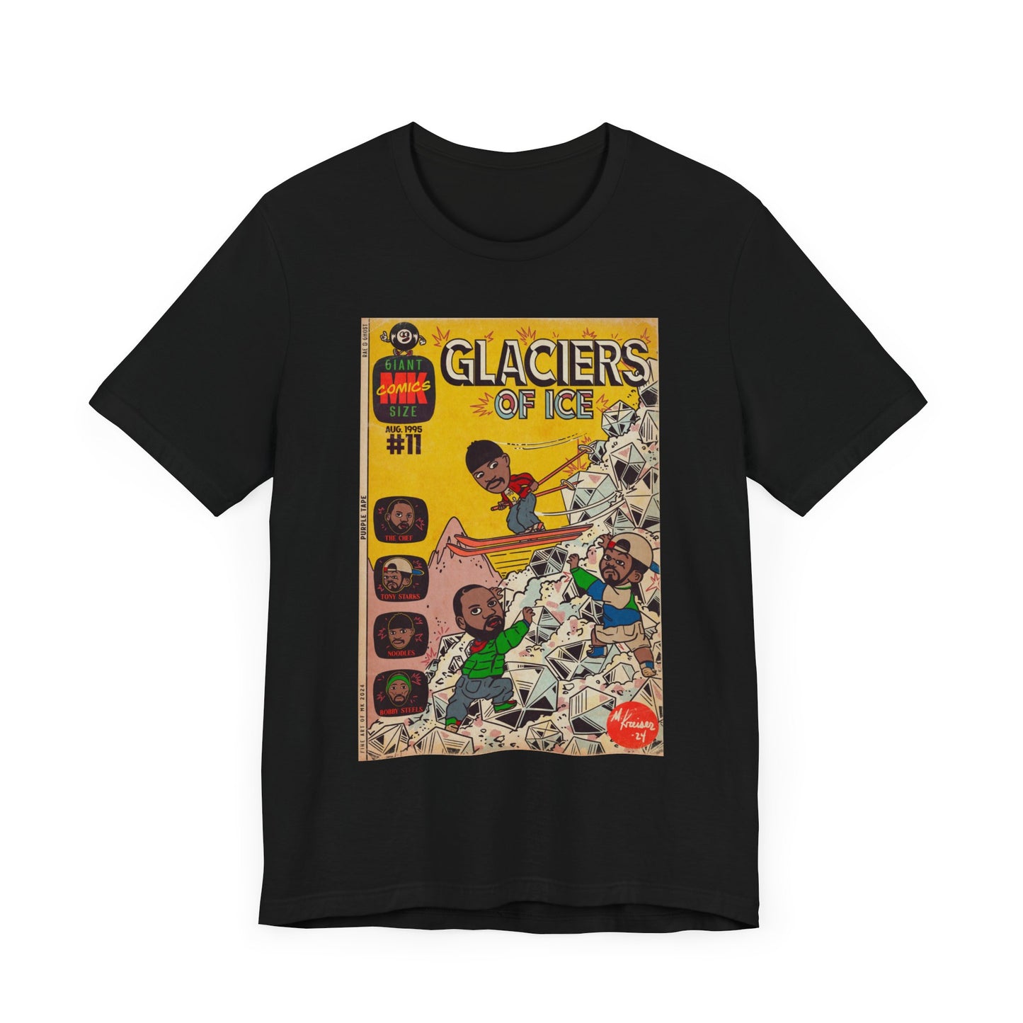 Rae, Ghost, Masta - Glaciers of Ice - Wu - Unisex Jersey Short Sleeve Tee