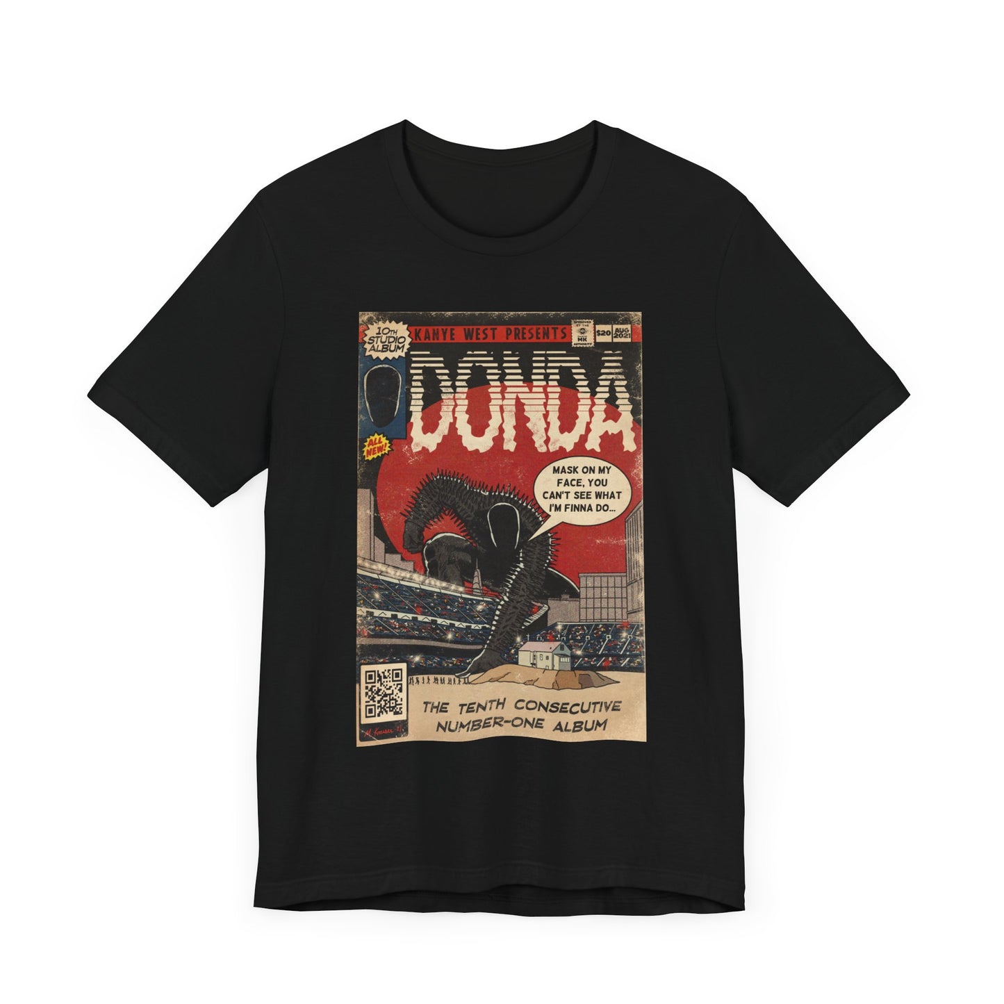 Kanye West - DONDA Comic Book Art - Unisex Jersey Short Sleeve Tee