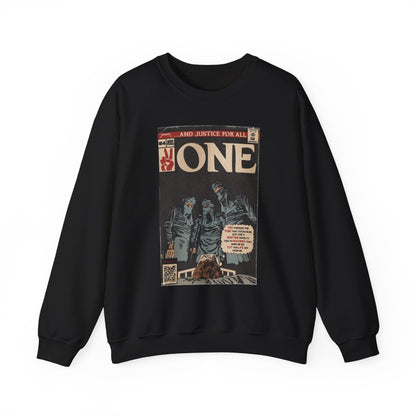 Metallica- One - Johnny Got His Gun Comic Book Art - Unisex Heavy Blend™ Crewneck Sweatshirt