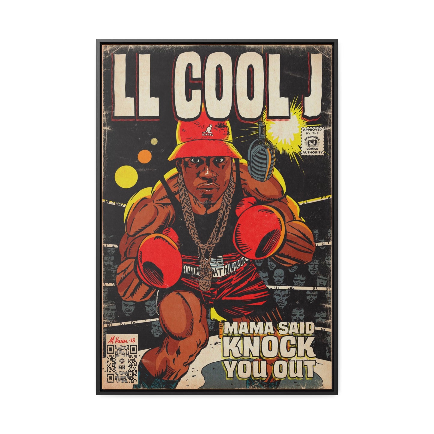 LL Cool J - Mama Said Knock You Out - Gallery Canvas Wraps, Vertical Frame