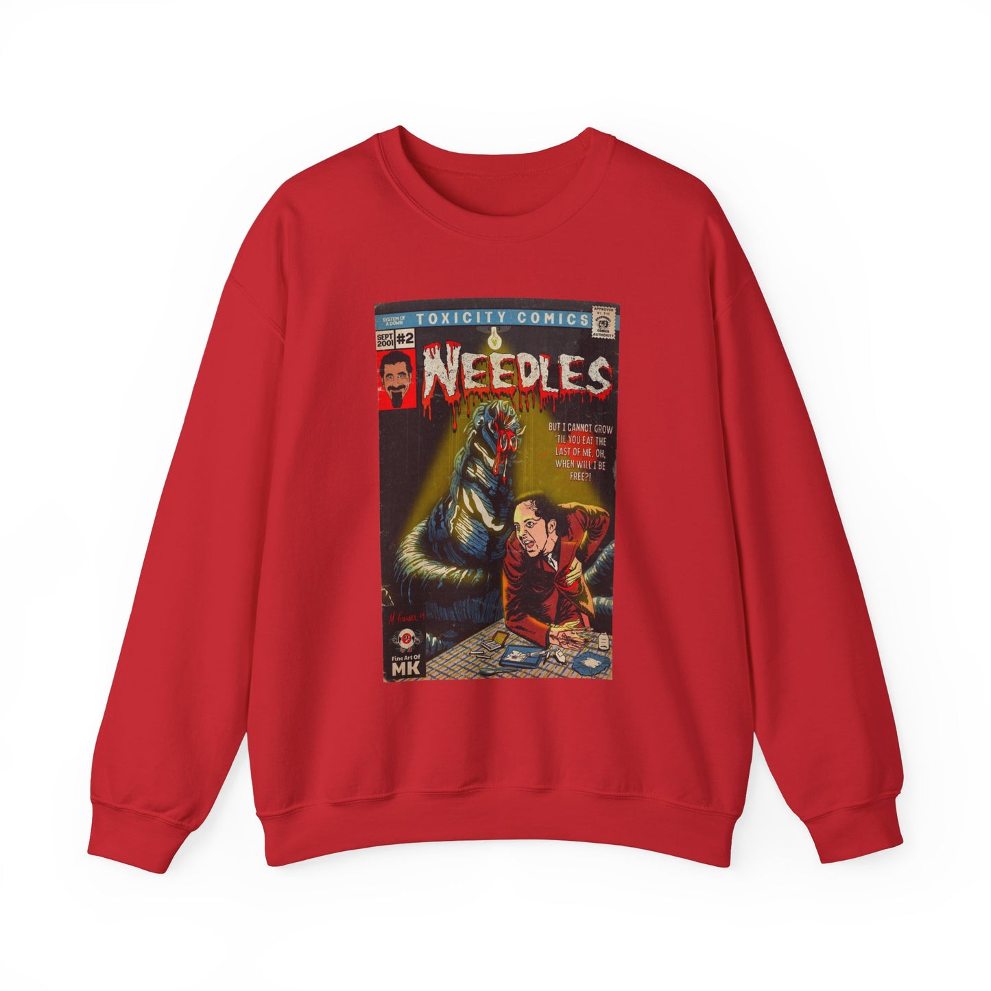 System of a Down - Needles - Unisex Heavy Blend™ Crewneck Sweatshirt