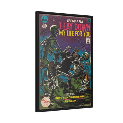 Jpegmafia - I Lay Down My Life For You - Gallery Canvas Wraps, Vertical Frame