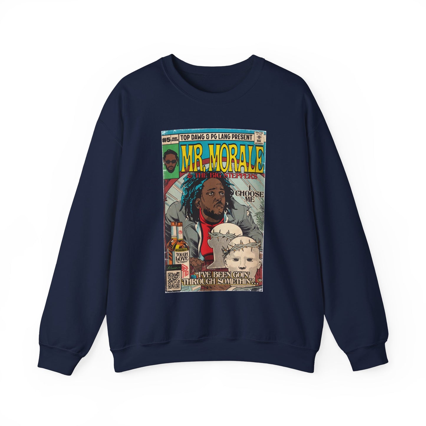 Kendrick Lamar- Mr. Morale & The Big Steppers - Unisex Heavy Blend™ Crewneck Sweatshirt