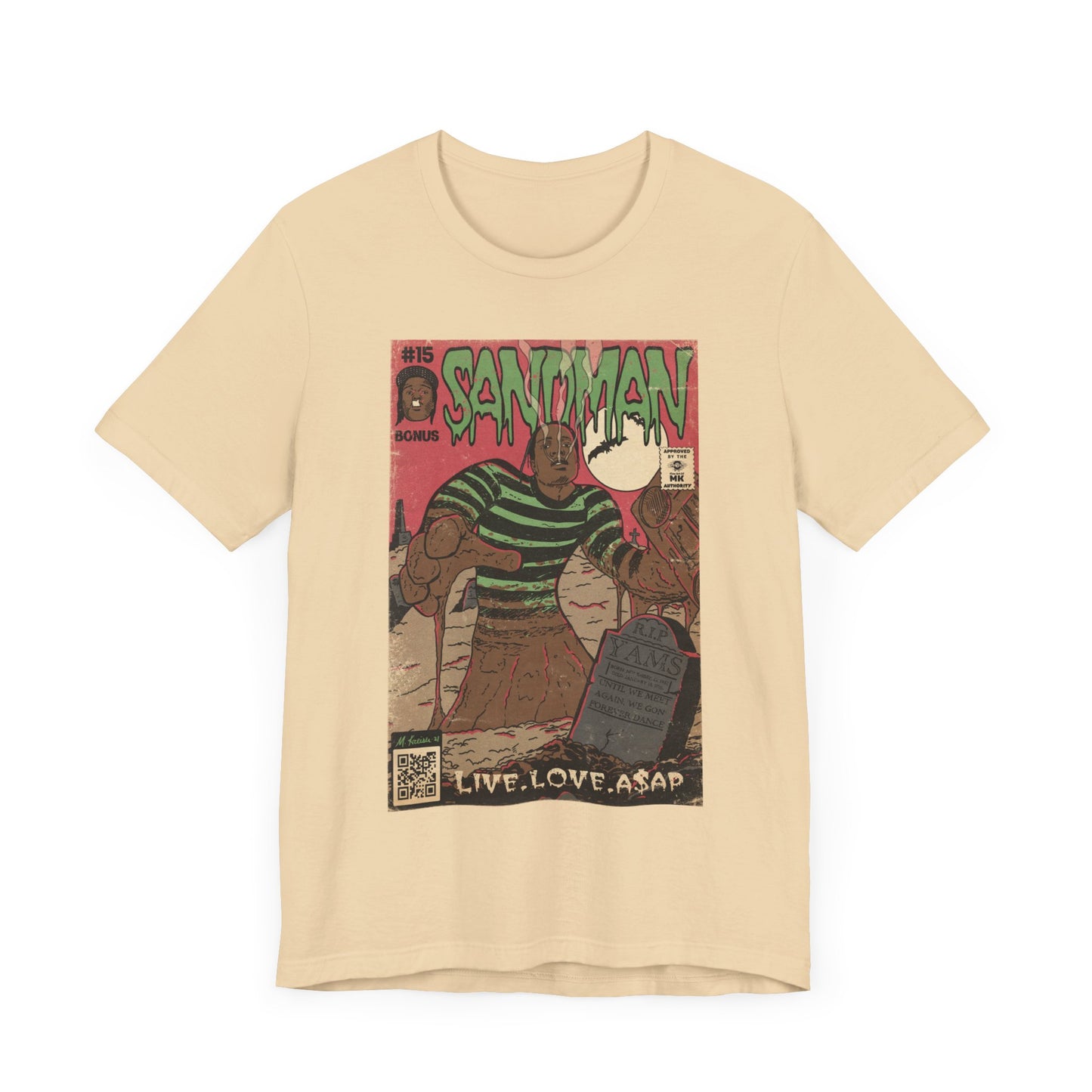 ASAP Rocky- Sandman - Unisex Jersey Short Sleeve Tee