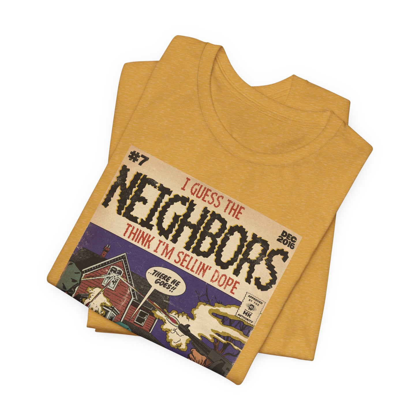 J. Cole - Neighbors - Hip Hop Comics - Unisex Jersey Short Sleeve Tee