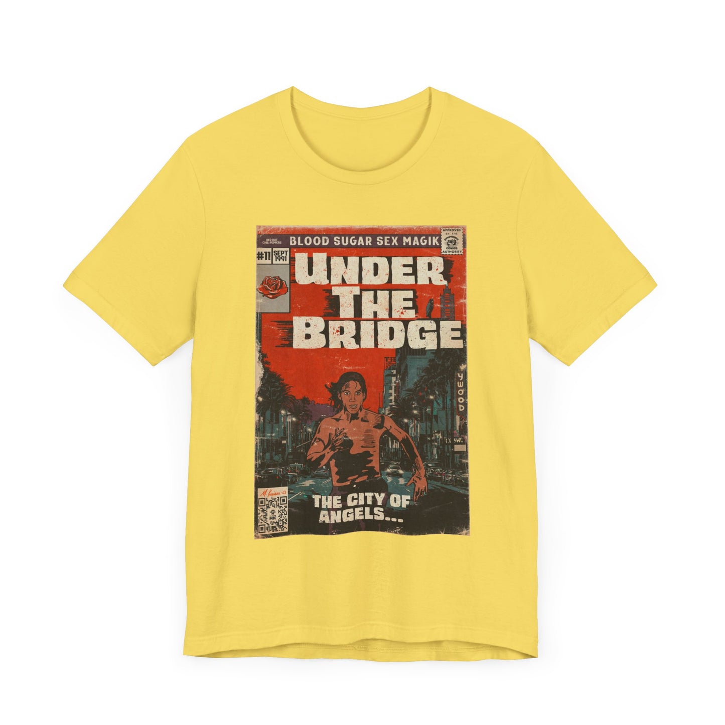 Red Hot Chili Peppers- Under The Bridge - Unisex Jersey Short Sleeve Tee