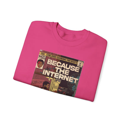 Childish Gambino- Because The Internet - Unisex Heavy Blend™ Crewneck Sweatshirt