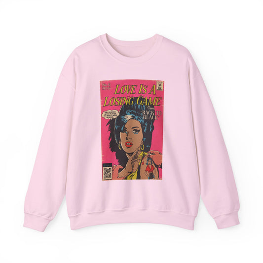 Amy Winehouse - Love Is A Losing Game - Unisex Heavy Blend™ Crewneck Sweatshirt