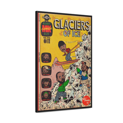 Rae, Ghost, Masta - Glaciers of Ice - Wu - Gallery Canvas Wraps, Vertical Frame