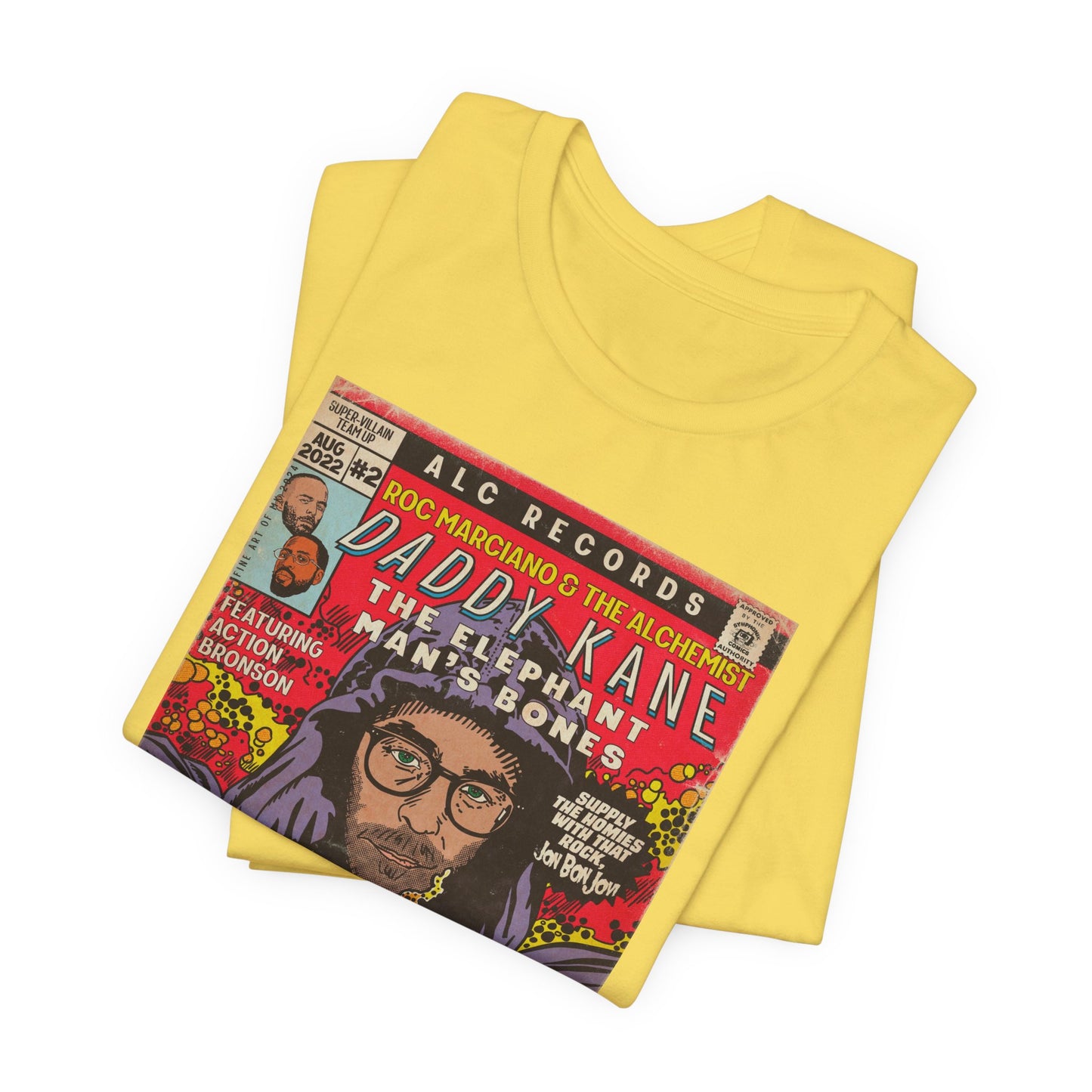 Roc Marciano, Alchemist, Action Bronson - Daddy Kane - Unisex Jersey Short Sleeve Tee