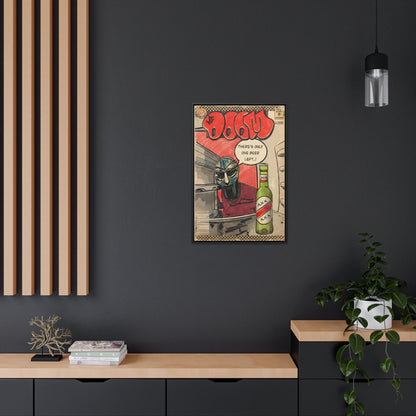 MF DOOM - One Beer - Gallery Canvas Wraps, Vertical Frame