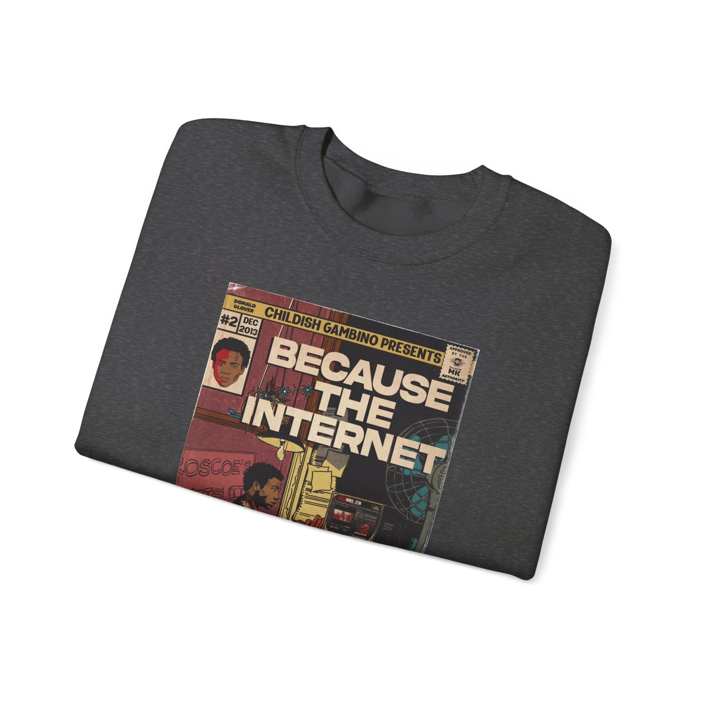 Childish Gambino- Because The Internet - Unisex Heavy Blend™ Crewneck Sweatshirt