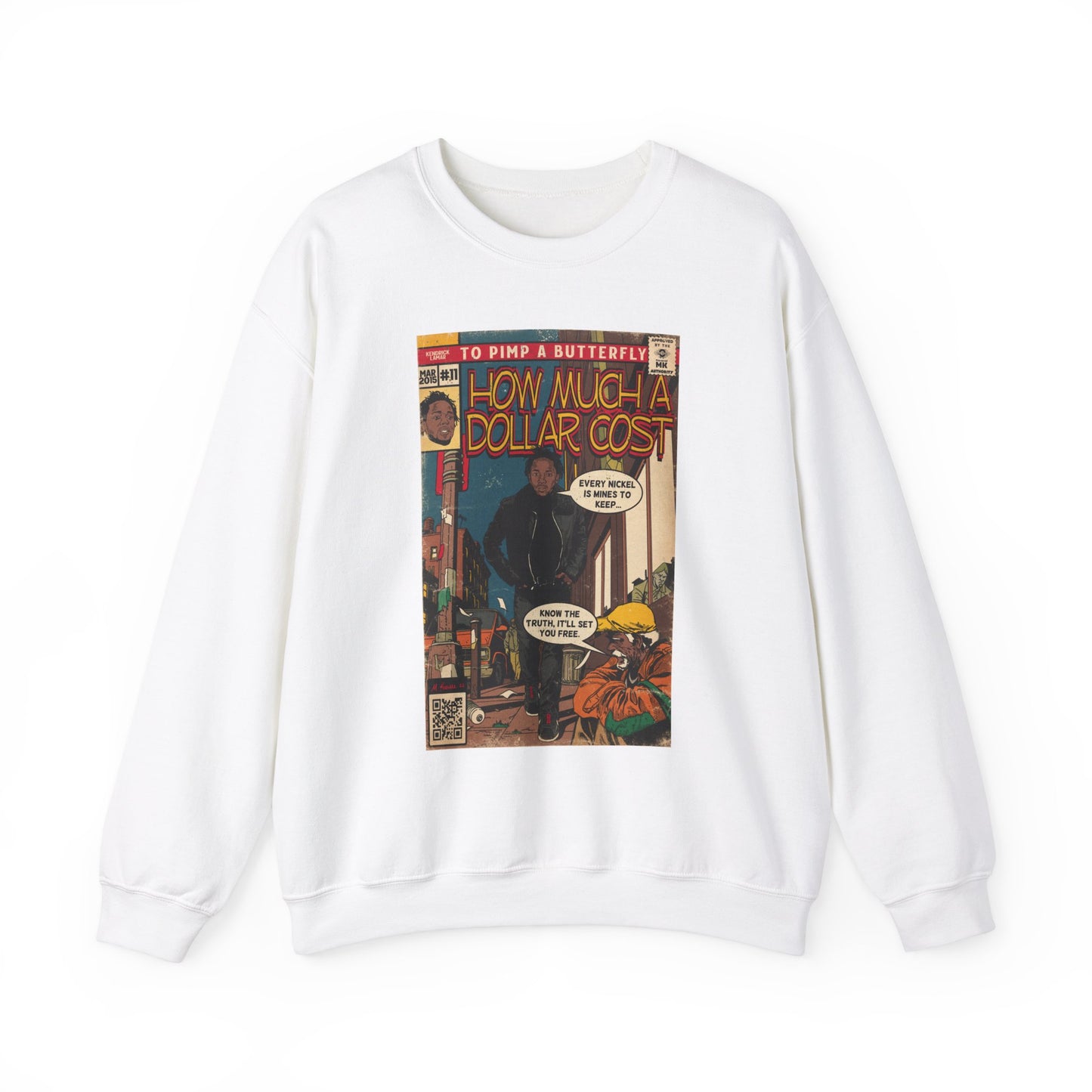 Kendrick Lamar- How Much A Dollar Cost- Unisex Heavy Blend™ Crewneck Sweatshirt