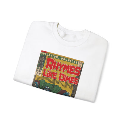 MF DOOM - Rhymes Like Dimes - Unisex Heavy Blend™ Crewneck Sweatshirt