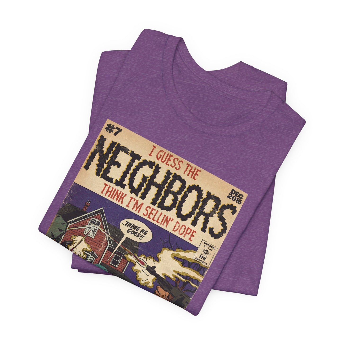 J. Cole - Neighbors - Hip Hop Comics - Unisex Jersey Short Sleeve Tee