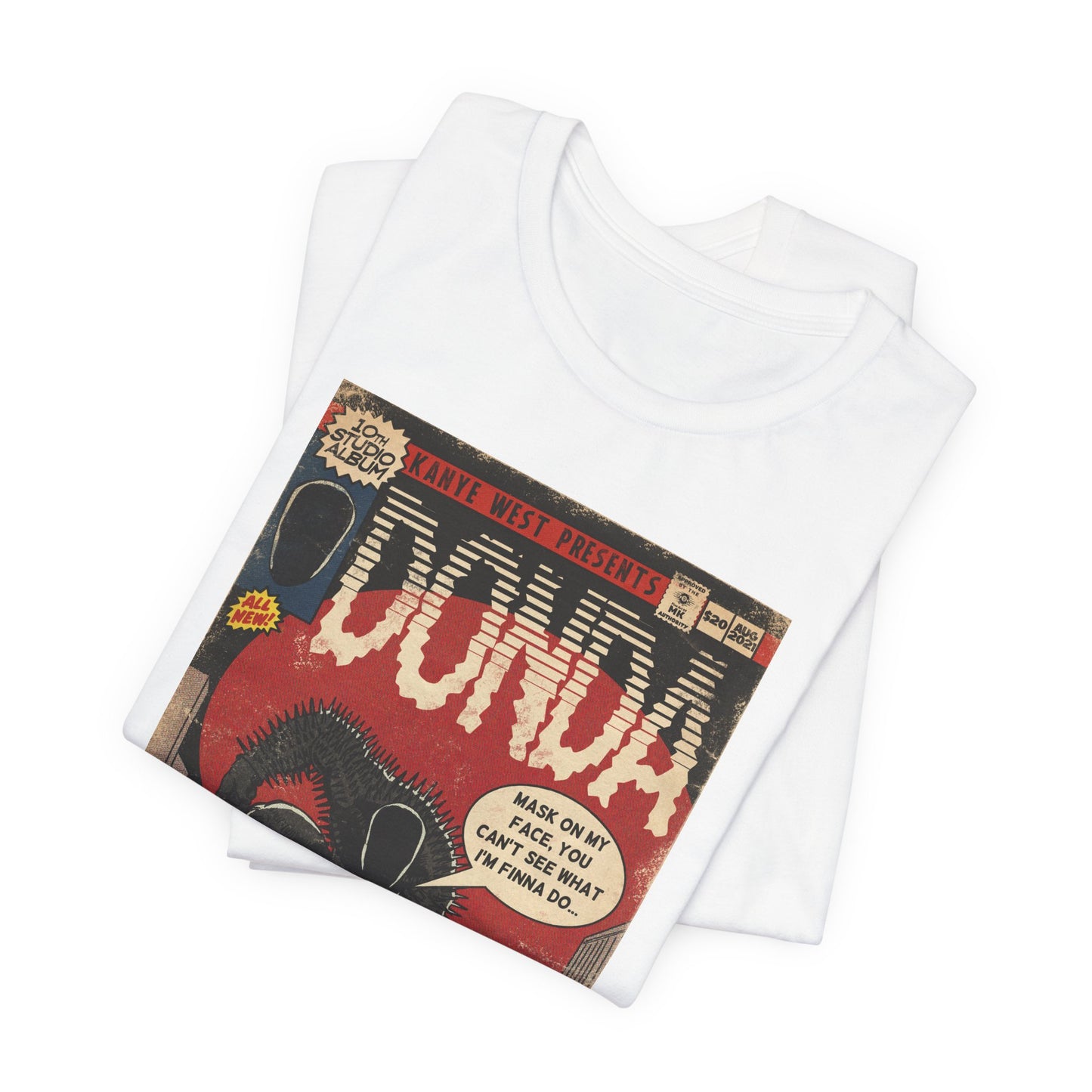 Kanye West - DONDA Comic Book Art - Unisex Jersey Short Sleeve Tee