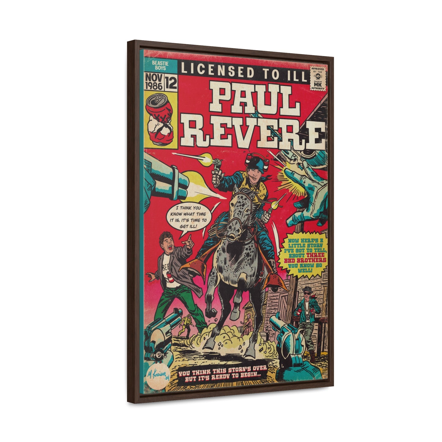 Beastie Boys - Paul Revere - Gallery Canvas Wraps, Vertical Frame