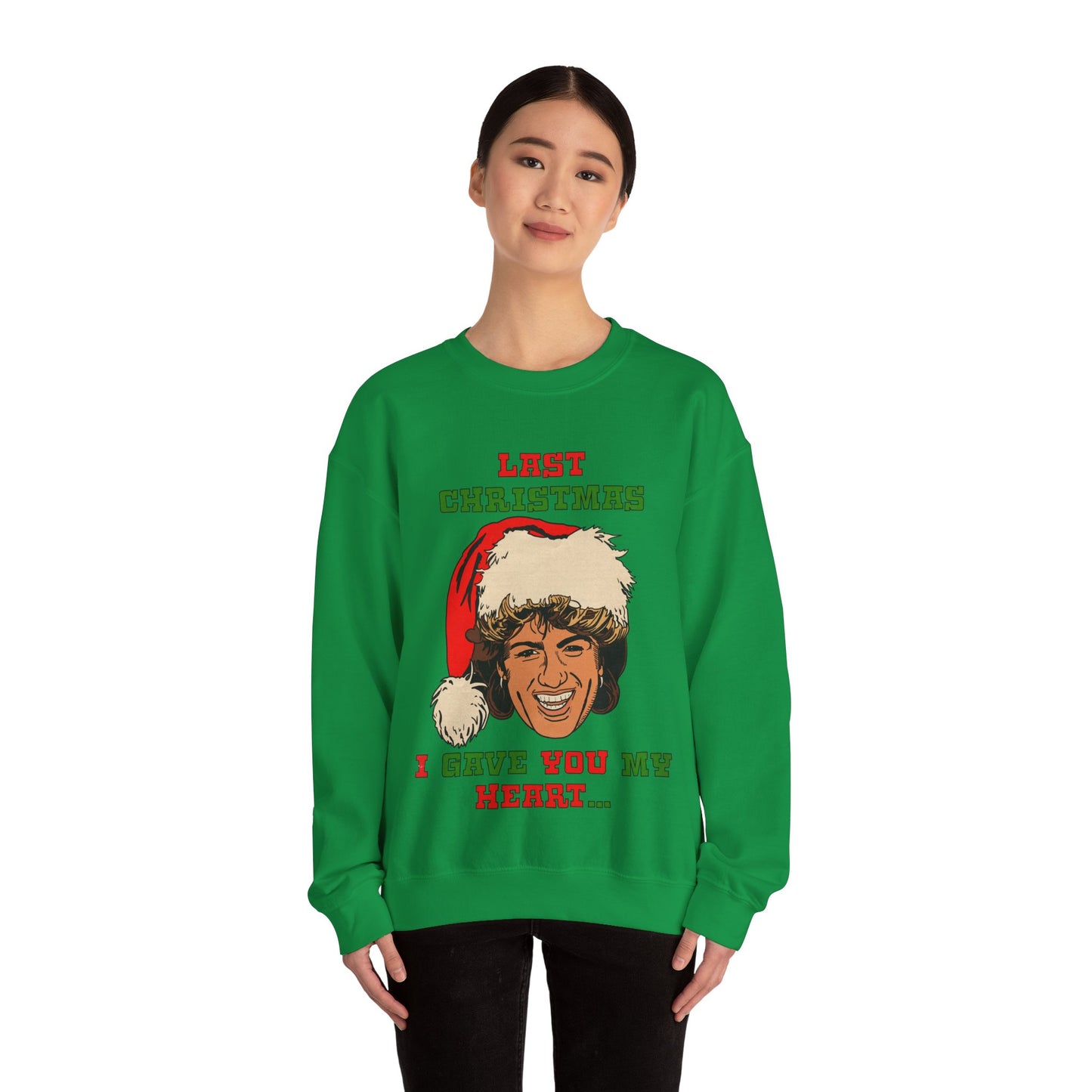 WHAM - George Michael - Last Christmas- Unisex Heavy Blend™ Crewneck Sweatshirt