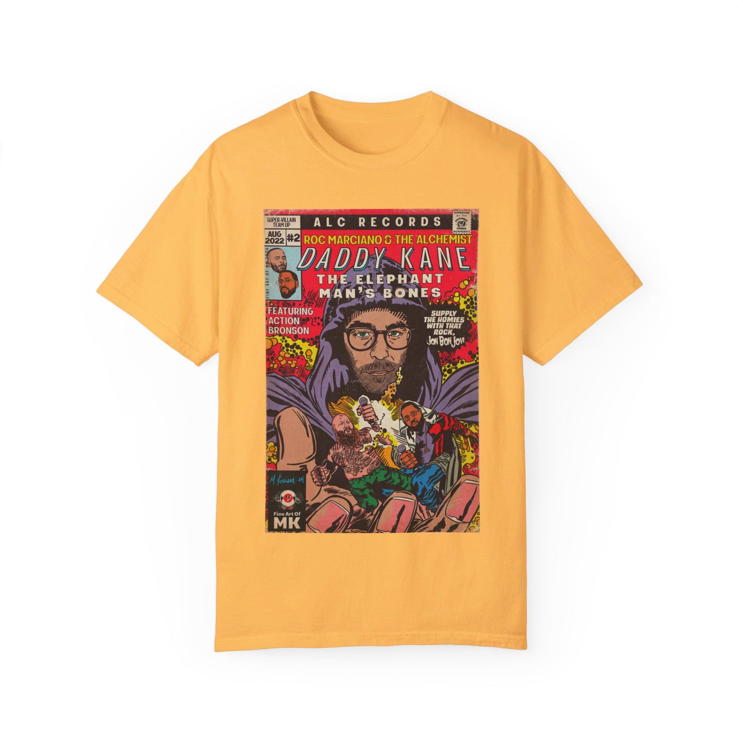 Roc Marciano, Alchemist, Action Bronson - Daddy Kane - Unisex Comfort Colors T-shirt