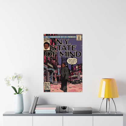 Nas - NY State Of Mind - Vertical Matte Poster