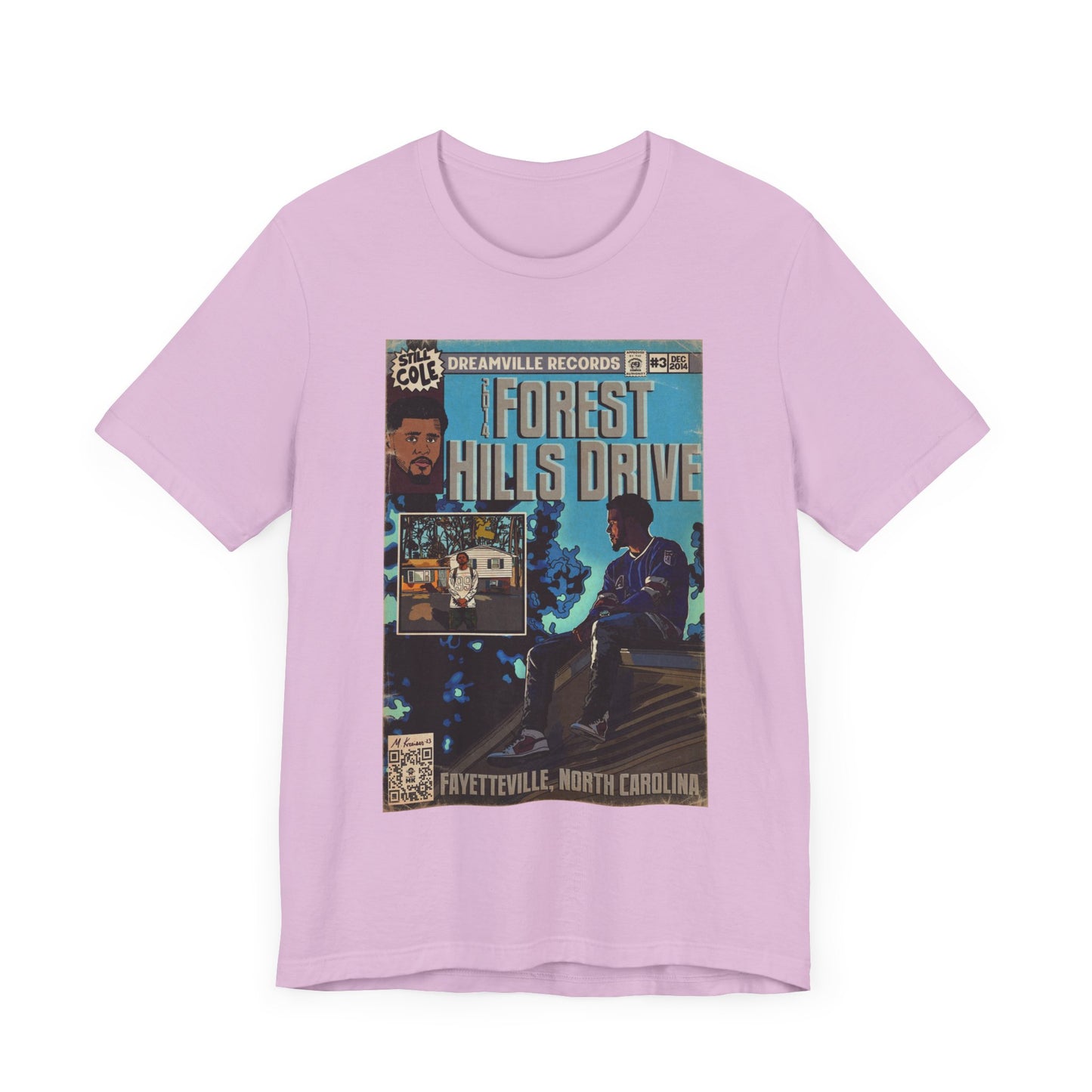 J Cole - 2014 Forest Hills Drive - Unisex Jersey Short Sleeve Tee