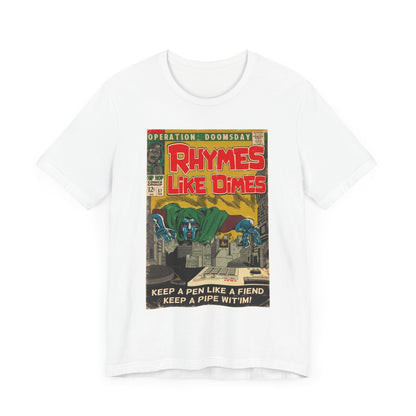 MF DOOM - Rhymes Like Dimes - Unisex Jersey Short Sleeve Tee