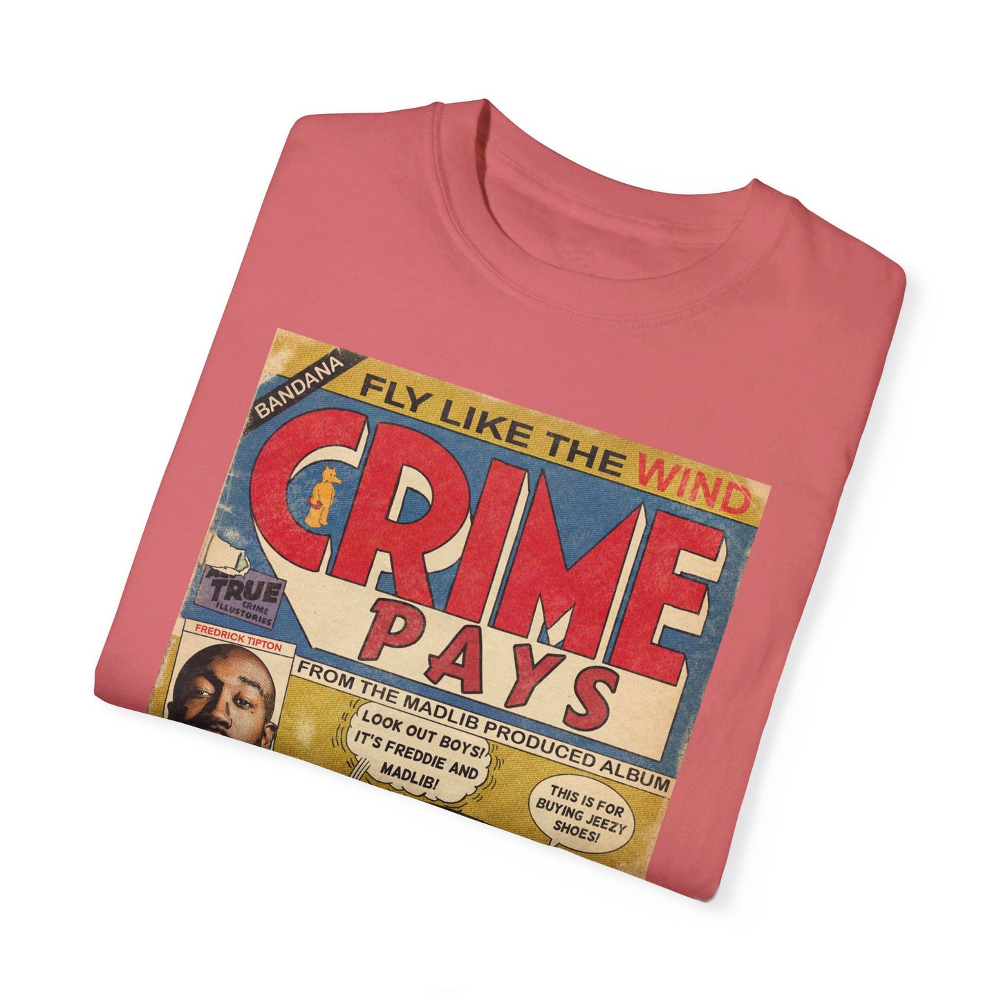 Freddie Gibbs & Madlib - Crime Pays - Unisex Comfort Colors T-shirt