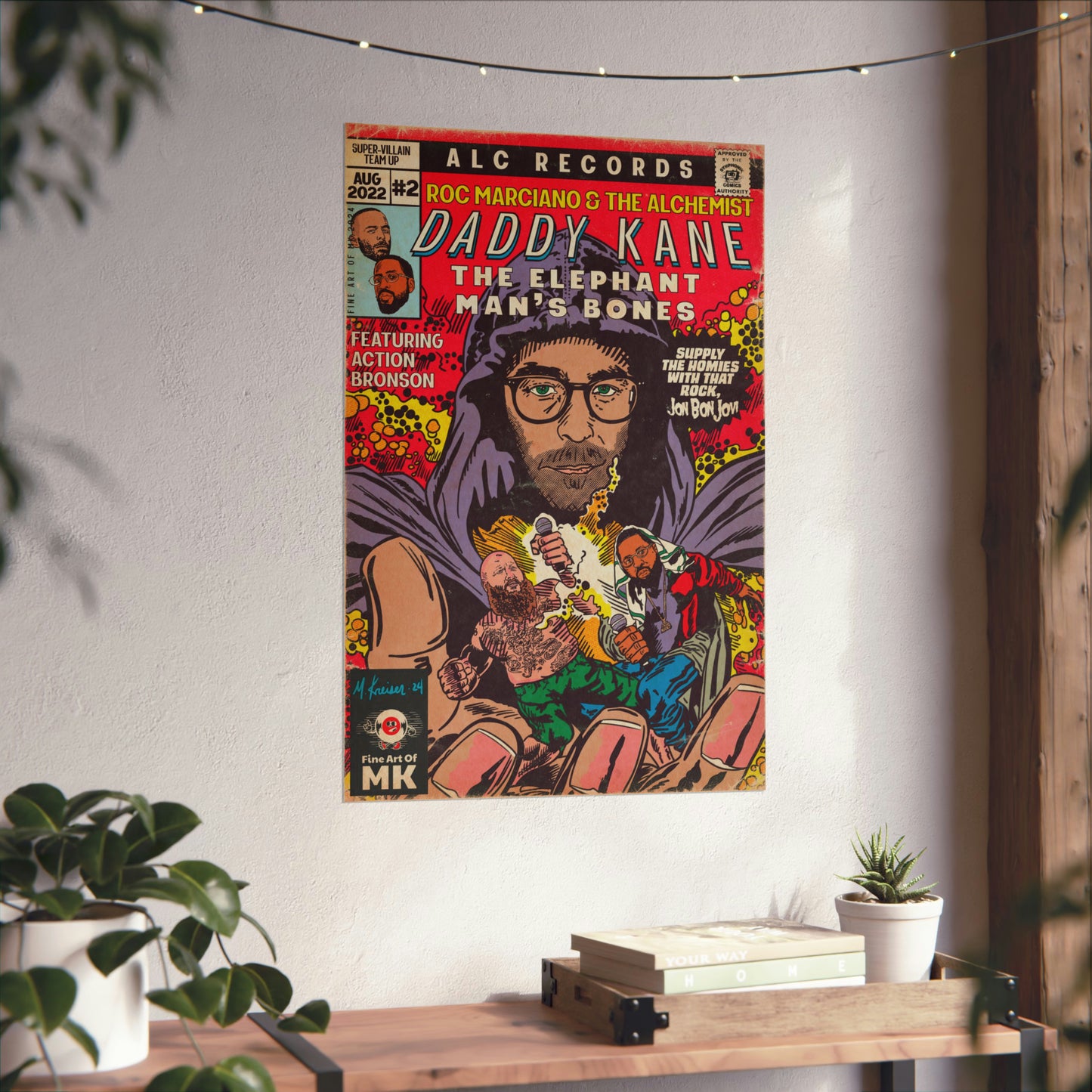 Roc Marciano, Alchemist, Action Bronson - Daddy Kane -  Matte Vertical Posters