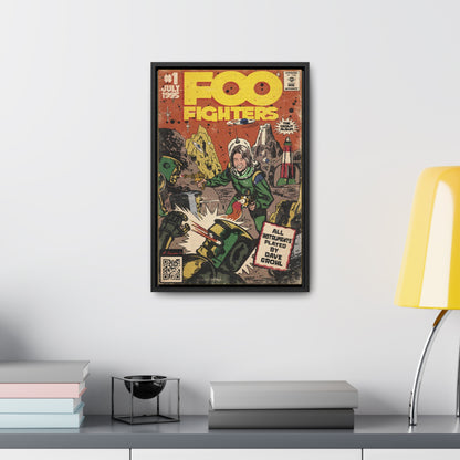 Foo Fighters - Self Titled - Gallery Canvas Wraps, Vertical Frame