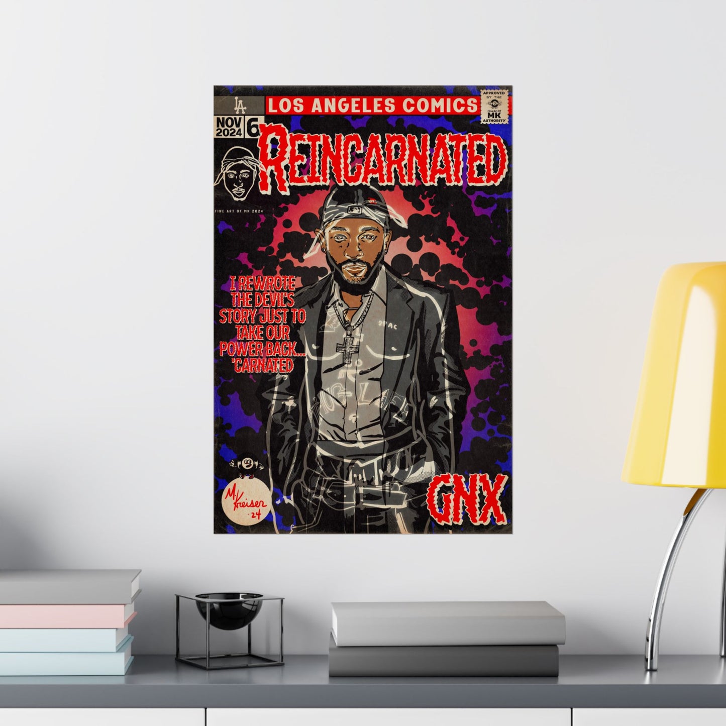 Kendrick Lamar - Reincarnated - Matte Vertical Posters