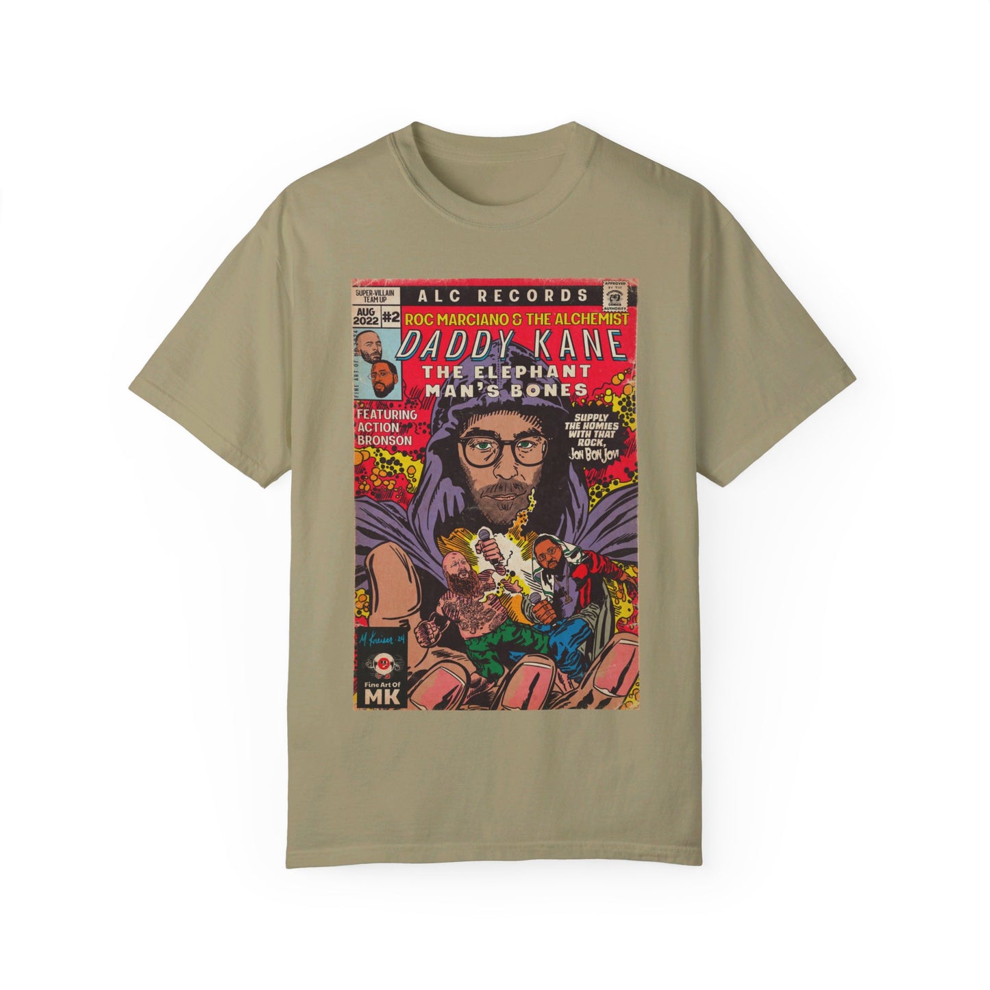 Roc Marciano, Alchemist, Action Bronson - Daddy Kane - Unisex Comfort Colors T-shirt