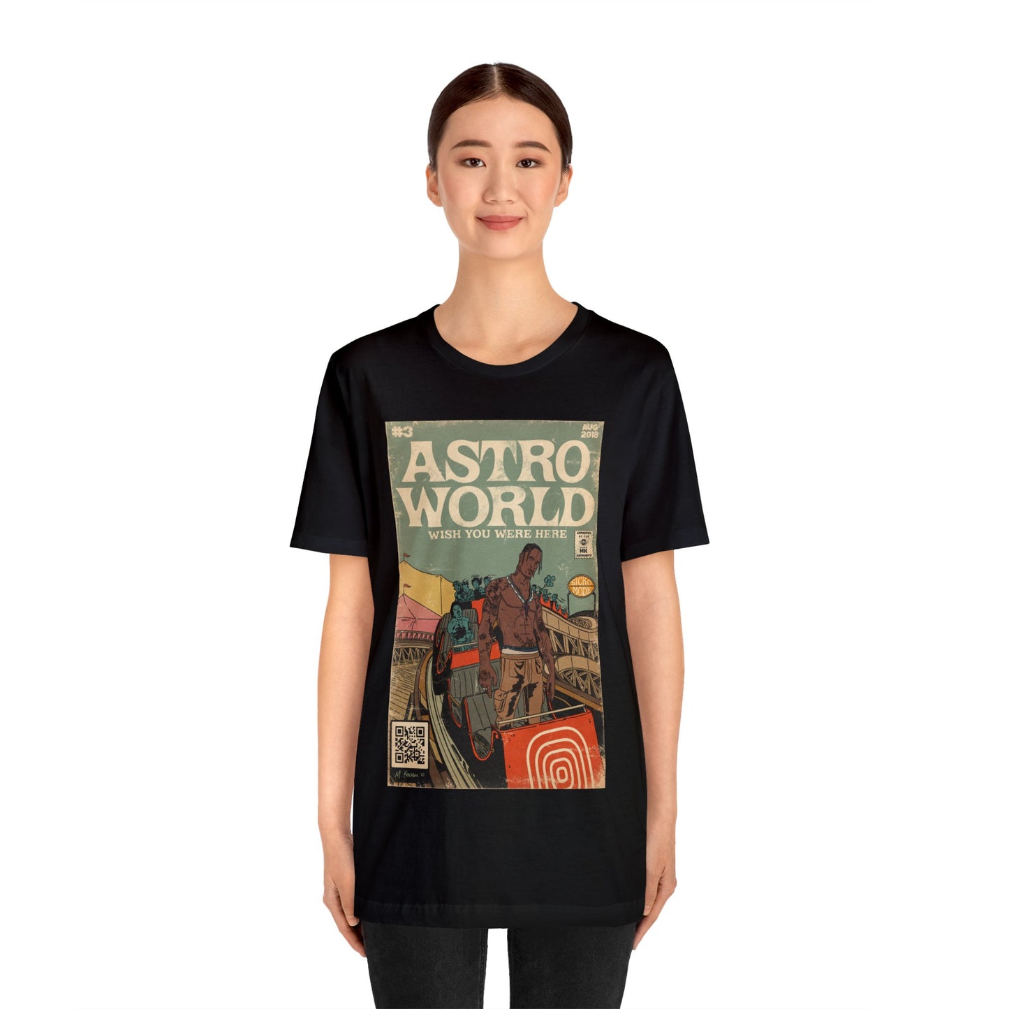 Travis Scott - Astroworld - Unisex Jersey Short Sleeve Tee