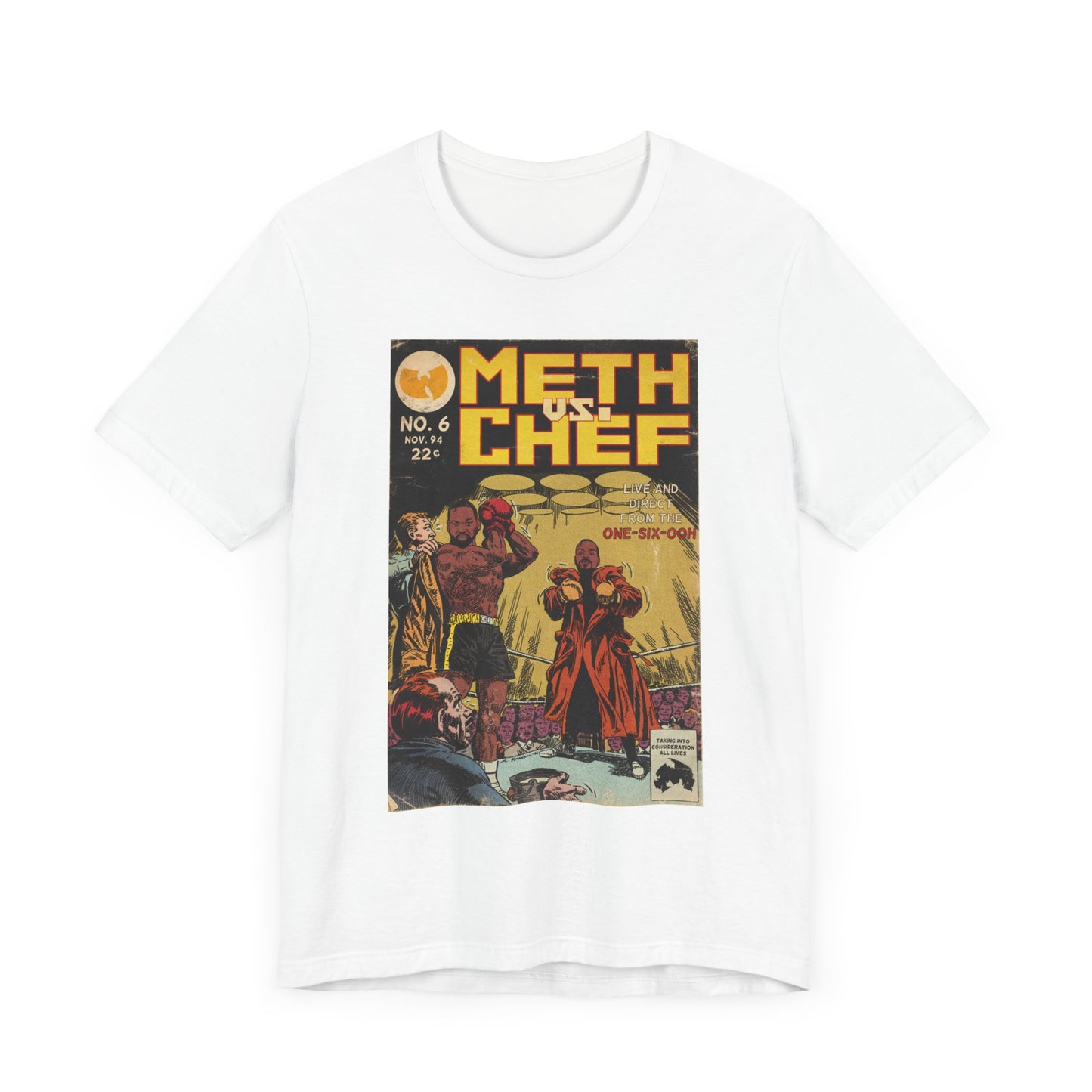 Meth vs. Chef - Wu-Tang - Unisex Jersey Short Sleeve Tee