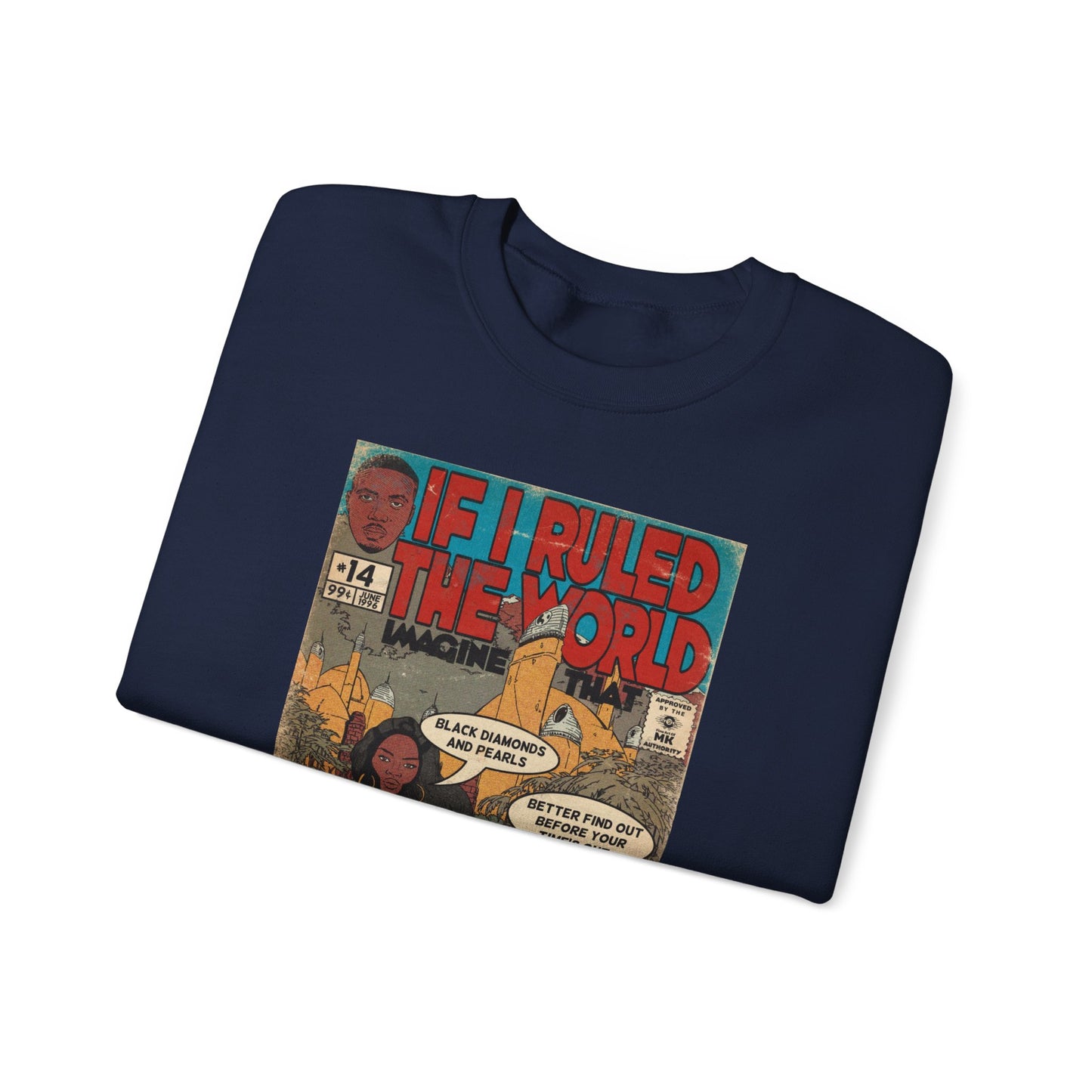 Nas & Lauryn Hill - If I Ruled The World- Unisex Heavy Blend™ Crewneck Sweatshirt