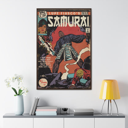 Lupe Fiasco - Samurai - Gallery Canvas Wraps, Vertical Frame