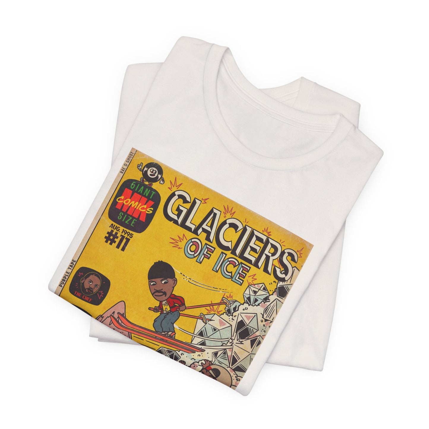 Rae, Ghost, Masta - Glaciers of Ice - Wu - Unisex Jersey Short Sleeve Tee