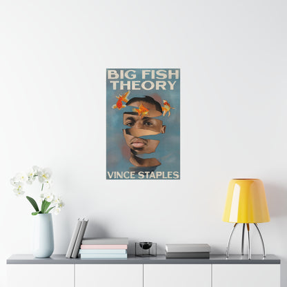 Vince Staples - Big Fish Theory - Surreal- Vertical Matte Poster