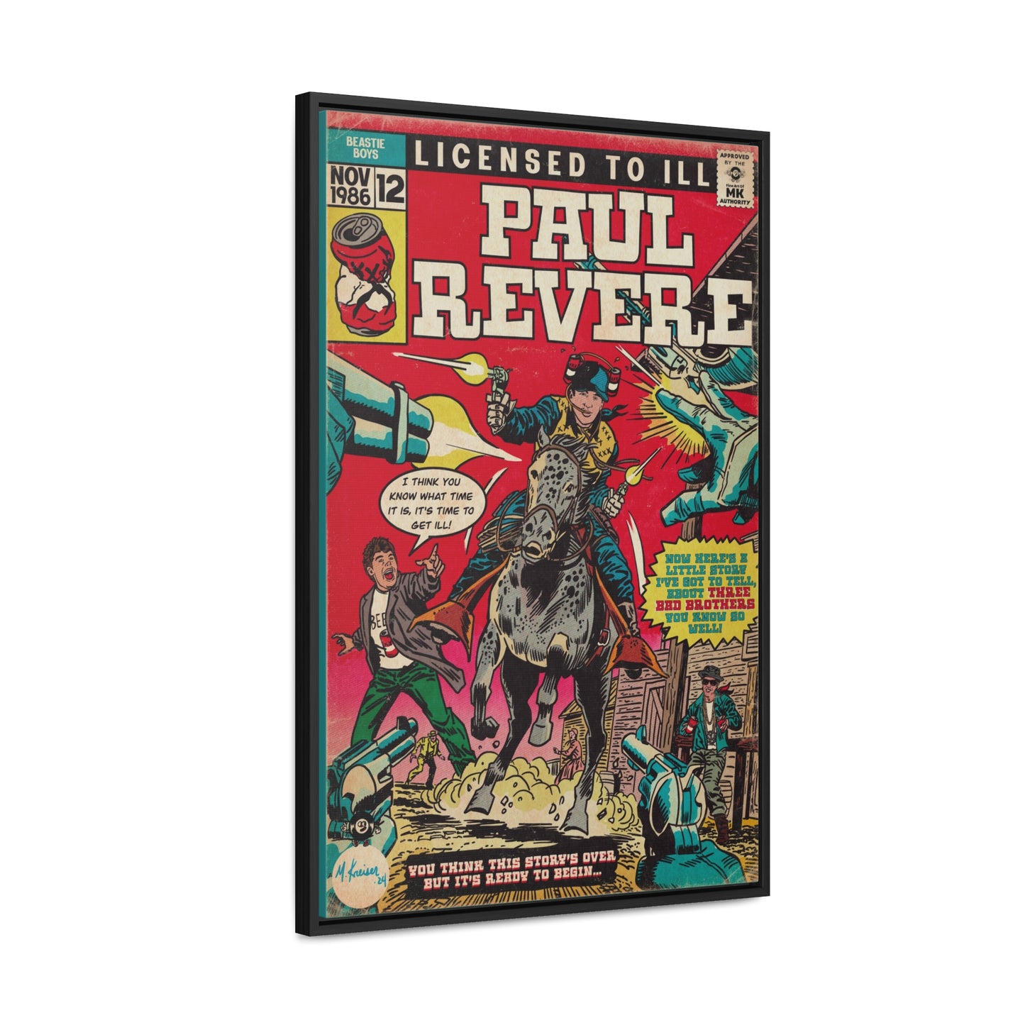 Beastie Boys - Paul Revere - Gallery Canvas Wraps, Vertical Frame