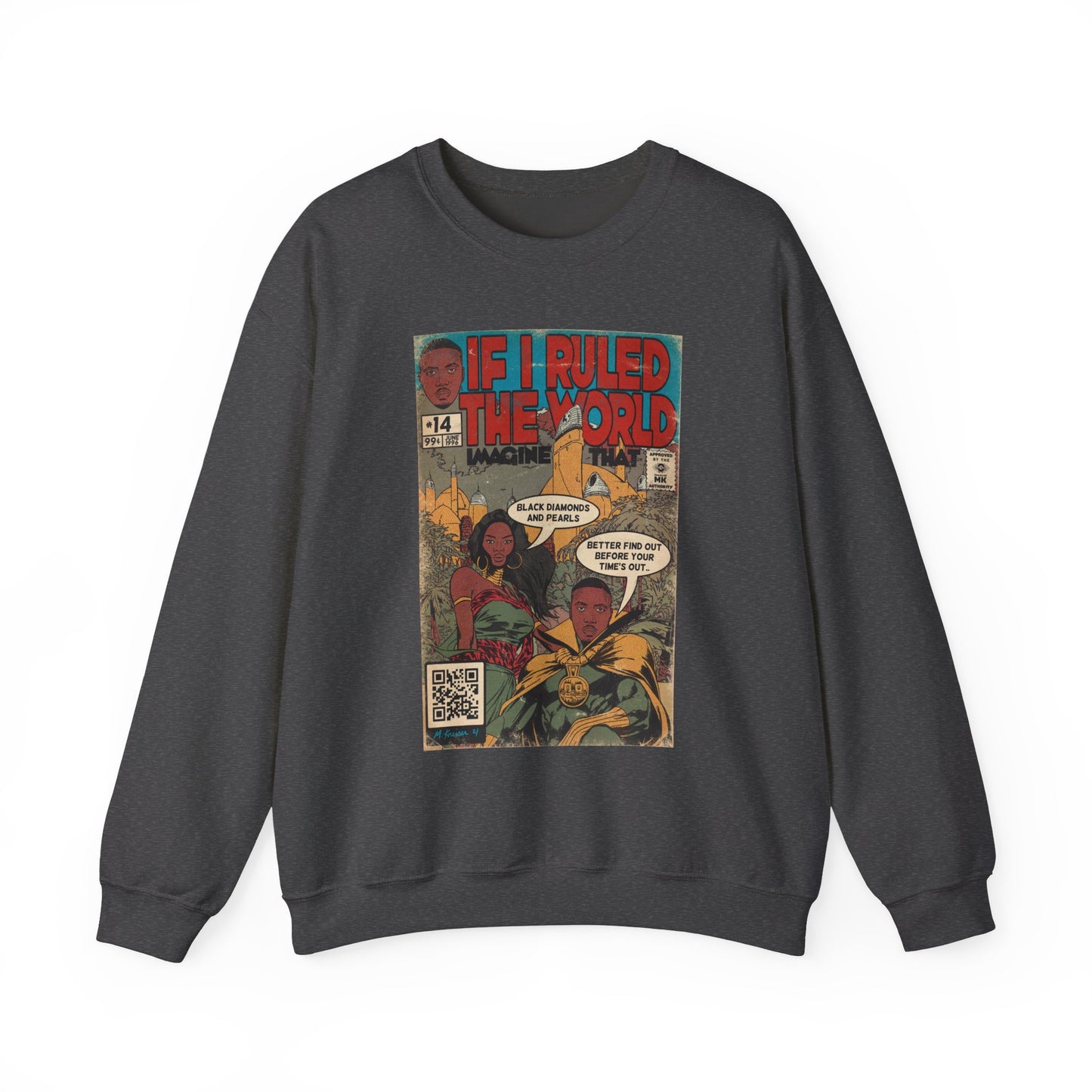 Nas & Lauryn Hill - If I Ruled The World- Unisex Heavy Blend™ Crewneck Sweatshirt